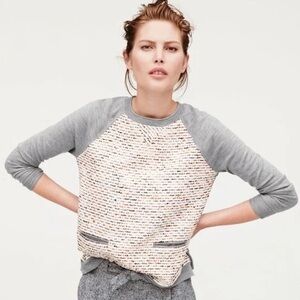 Jcrew women’s tweed merino wool sweater